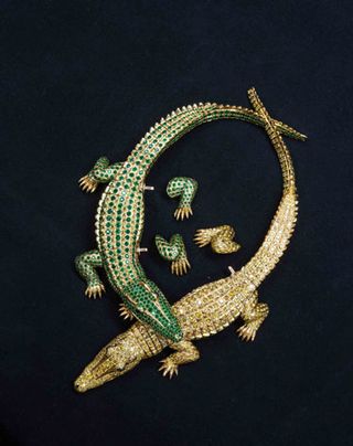 Crocodile necklaces