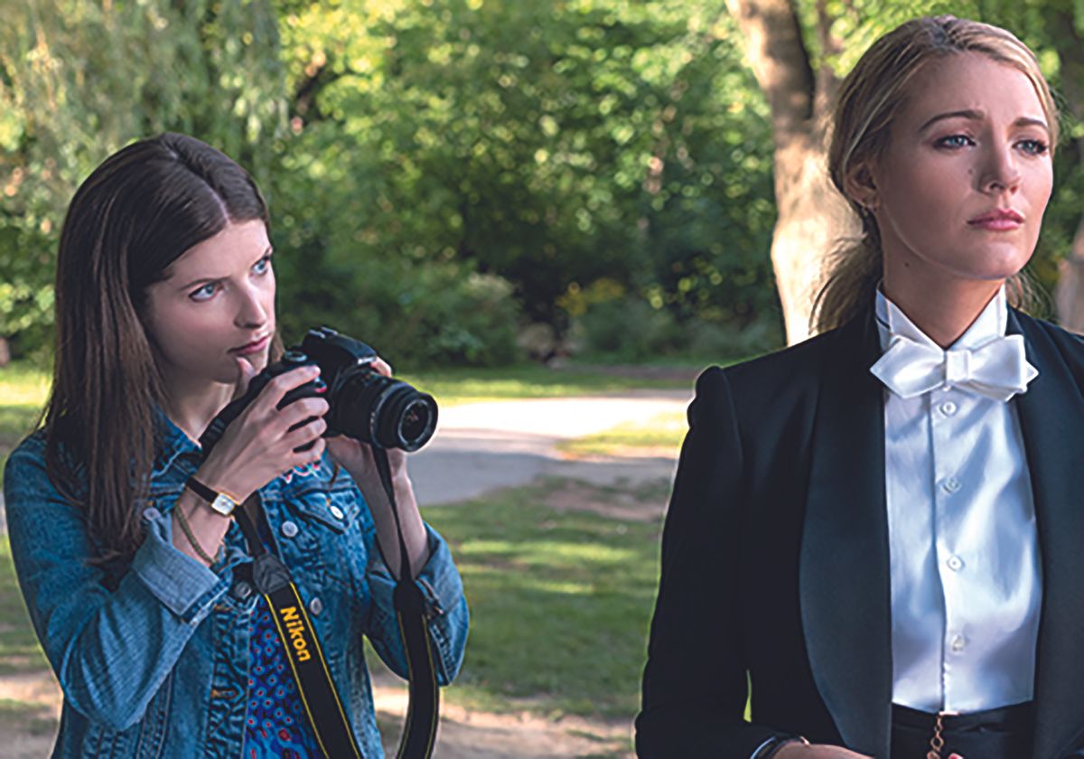 Anna Kendrick photographs Blake Lively in a park