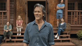 Kevin Bacon smiling in They/Them