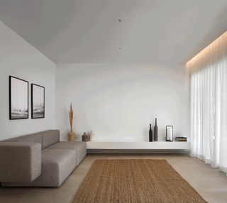 minimalist lighting living room