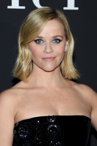 Reese Witherspoon attends the Giorgio Armani Prive Haute Couture Spring/Summer 2020 show as part of Paris Fashion Week on January 21, 2020 in Paris, France.