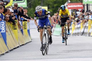 Dan Martin finishes ahead of Chris Froome on Stage 6 of the 2016 Dauphine Libere