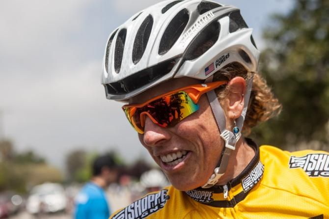 Alison Powers (NOW and Novartis) happy with her second stage win in two days.