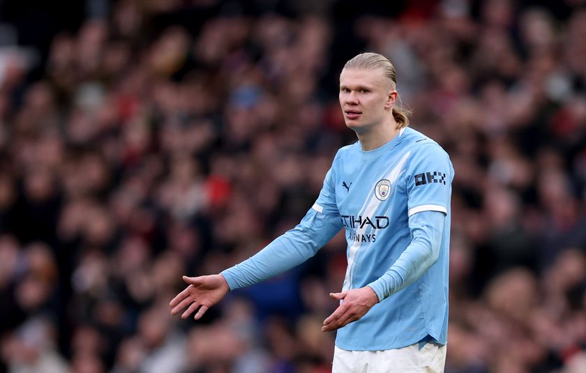 Man City striker Erling Haaland