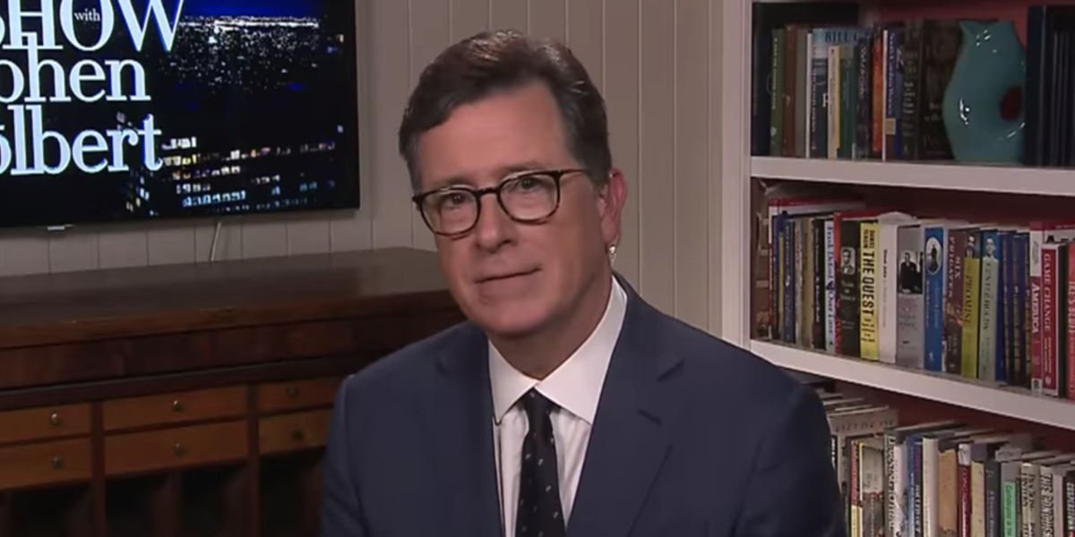 stephen colbert late show stephen at home screenshot