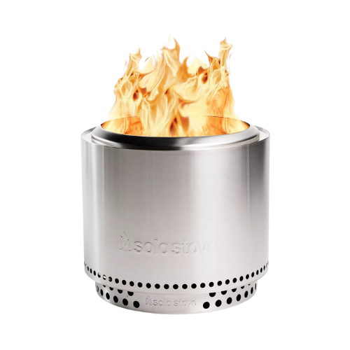 Solo Stove Bonfire 2.0 Stainless Steel Portable Smokeless Firepit &amp;amp; Stand
