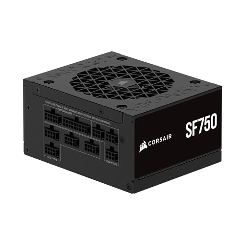 Corsair Sf750 (2024) Fully Modular Sfx Low Noise 80 Plus Platinum Power Supply – Atx 3.1 Compliant, Pcie 5.1 Ready, Small Form Factor, Bracket Included – Black