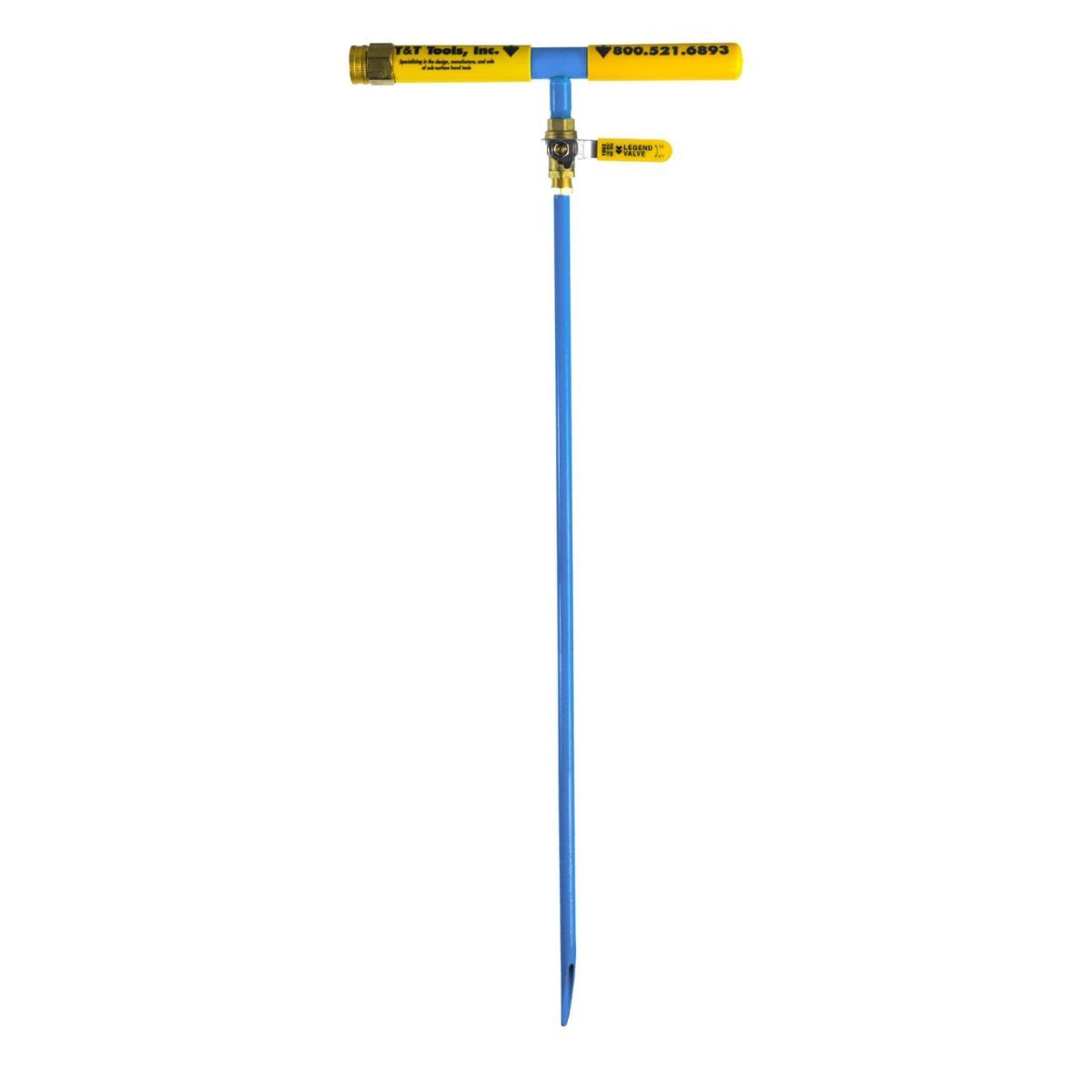 Blue and yellow water probe