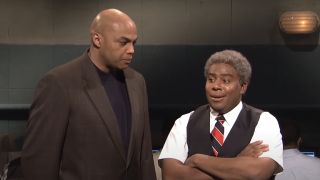 Charles Barkley and Kenan Thompson on SNL
