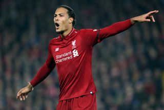 Virgil Van Dijk has been a reassuring presence in Liverpool's back line (Richard Sellers/PA)