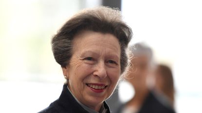 Princess Anne's pearly white blazer