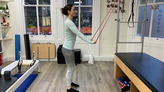 Standing shoulder extension