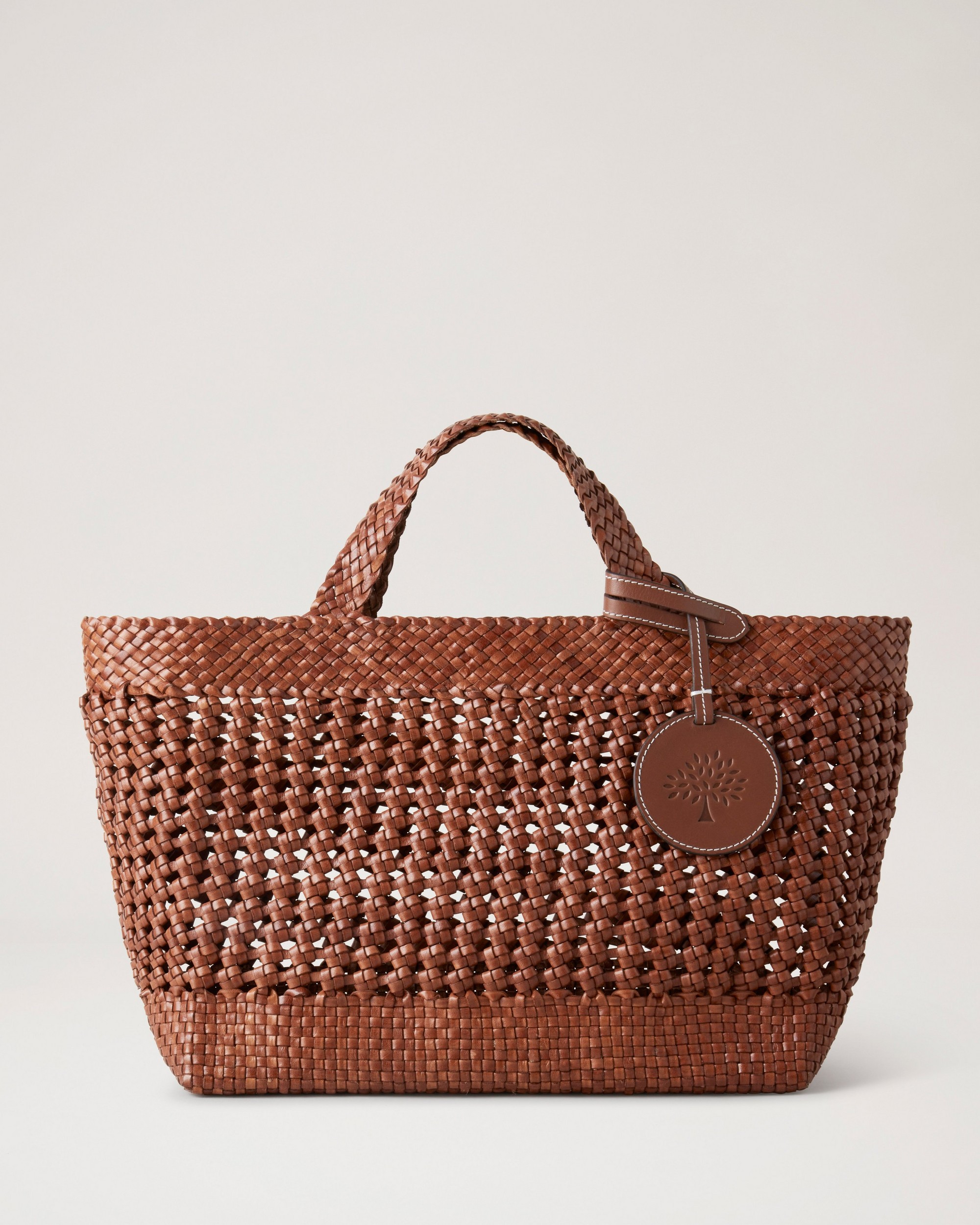 Mulberry, Small Woven Leather Tote