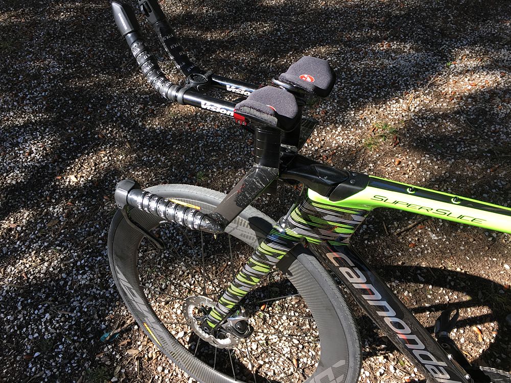 Vision TT bars on the Cannondale-Drapac Super Slice