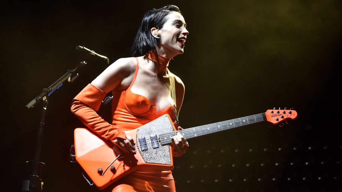 St. Vincent performs during the 2018 Austin City Limits Music Festival at Zilker Park on October 6, 2018 in Austin, Texas. 