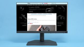 A BenQ SW272U, one of the best monitors for MacBook Pro