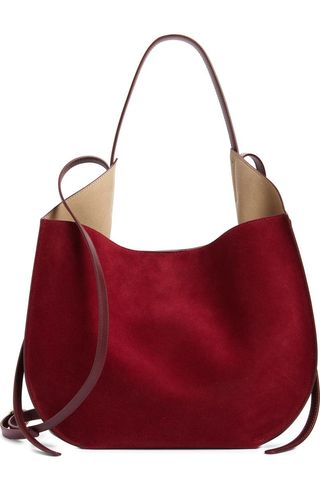 Helene Suede Hobo Bag