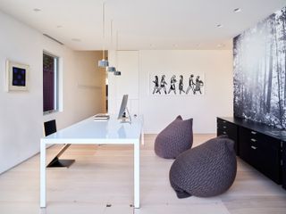 Family and children's room at Centered Home in LA by Annie Barrett + Hye-Young Chung