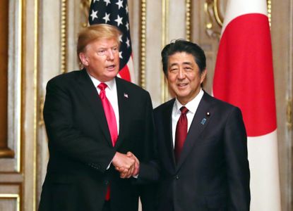 President Trump and Japanese Prime Minister Shinzo Abe.