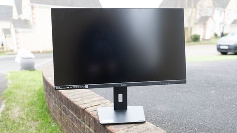 An Iiyama Prolite 32-inch monitor