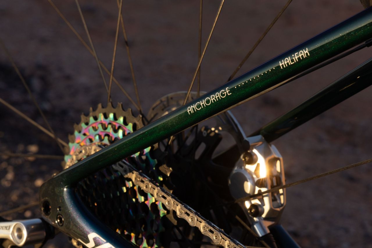 Lael Wilcox's Specialized Roubaix for her 2026 Guiness World Record attempt