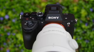 The Sony A7R VI photographed outdoors