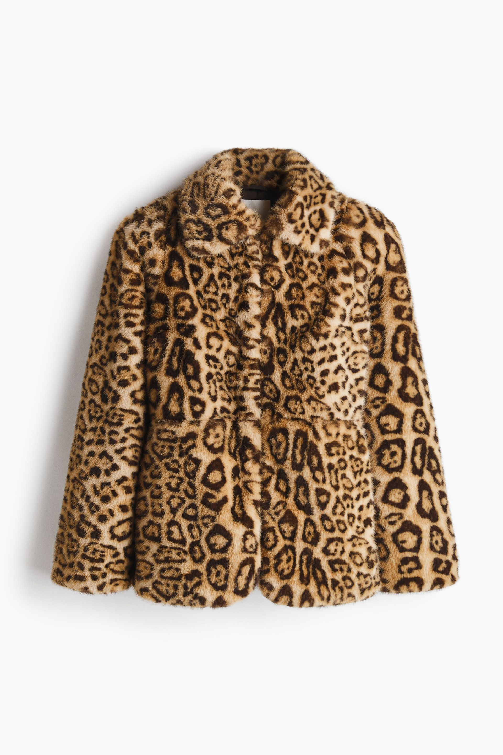 Shoulder-Pad Jacket - Light Beige