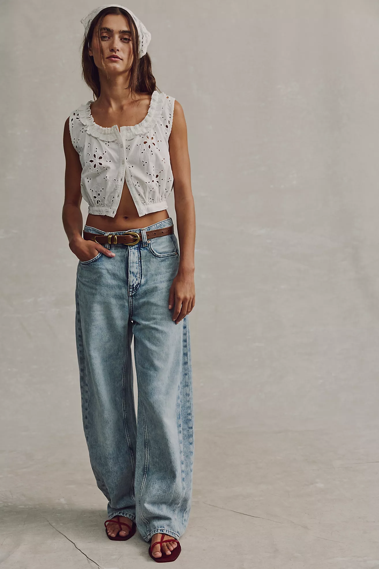 We the Free Truro Baggy Puddle Jeans