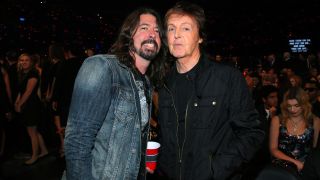 Dave Grohl and Paul McCartney