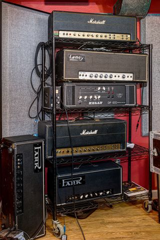 Richard Fortus's vintage amp collection