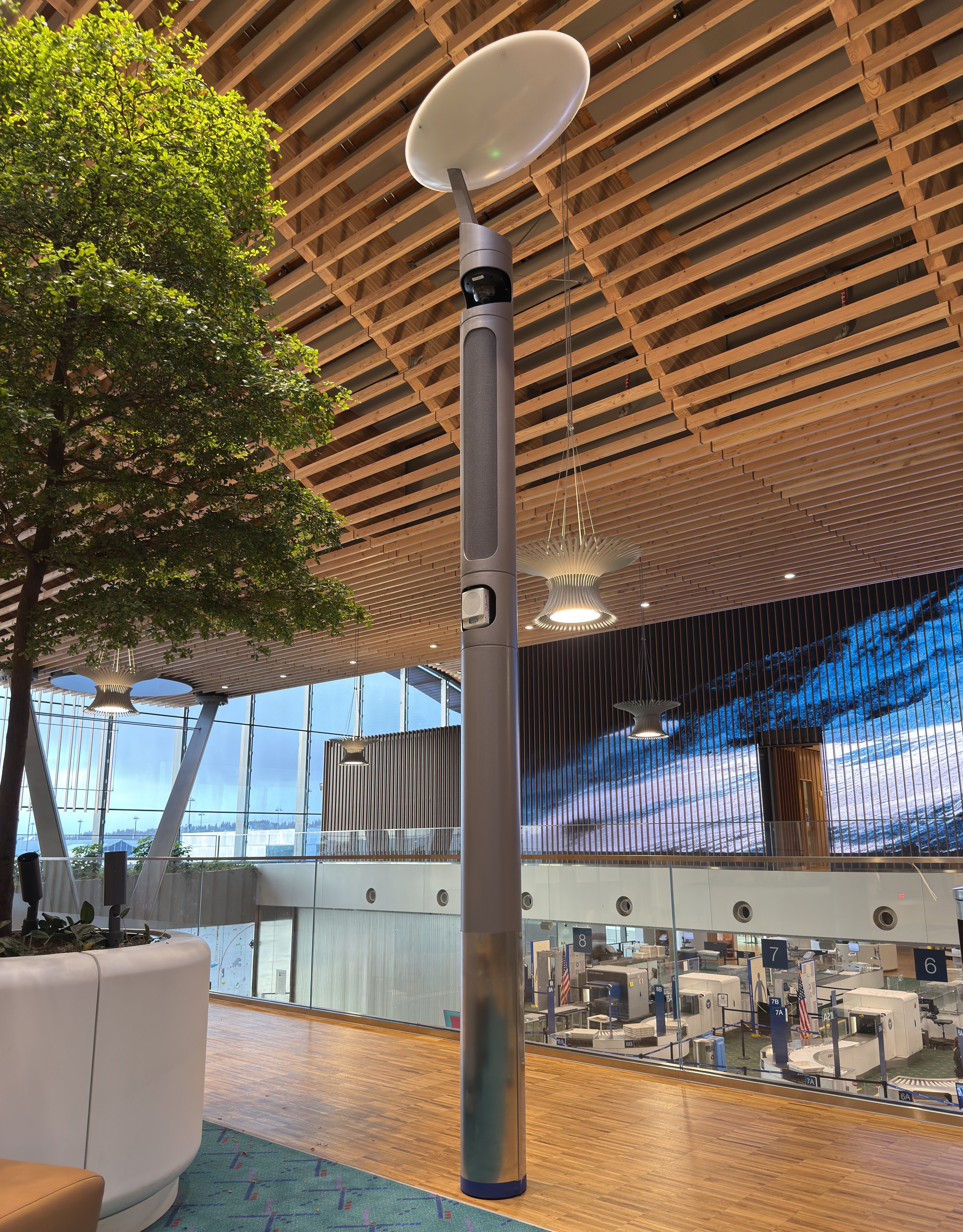 The Portland International Airport.