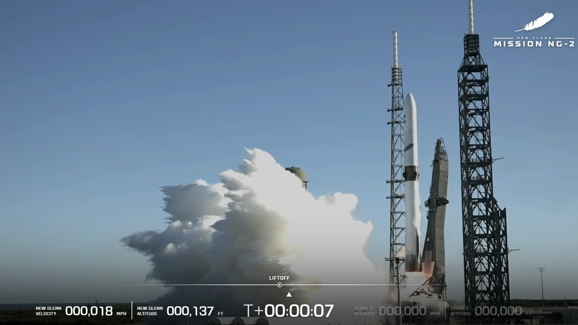 Blue Origin&#039;s New Glenn rocket launches NASA&#039;s ESCAPADE Mars mission on Nov. 13, 2025.