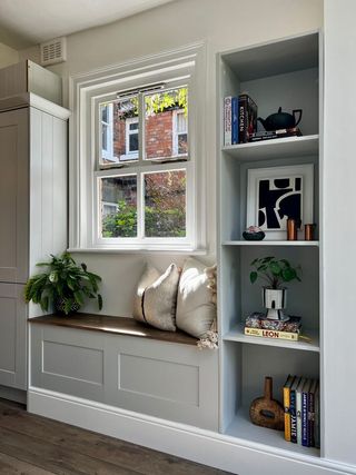 Ikea built-in hacks window seat and shelving IKEA pax home at highfield