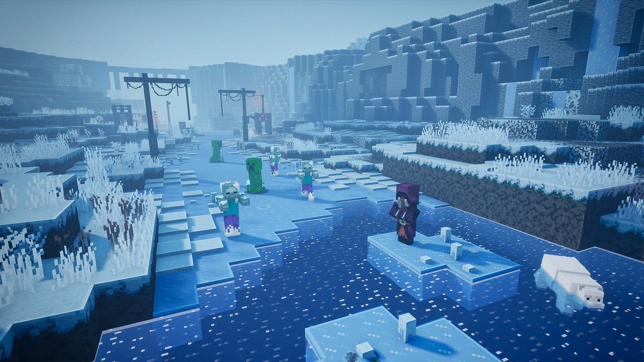 Minecraft Dungeons Dlc Creeping Winter Leak
