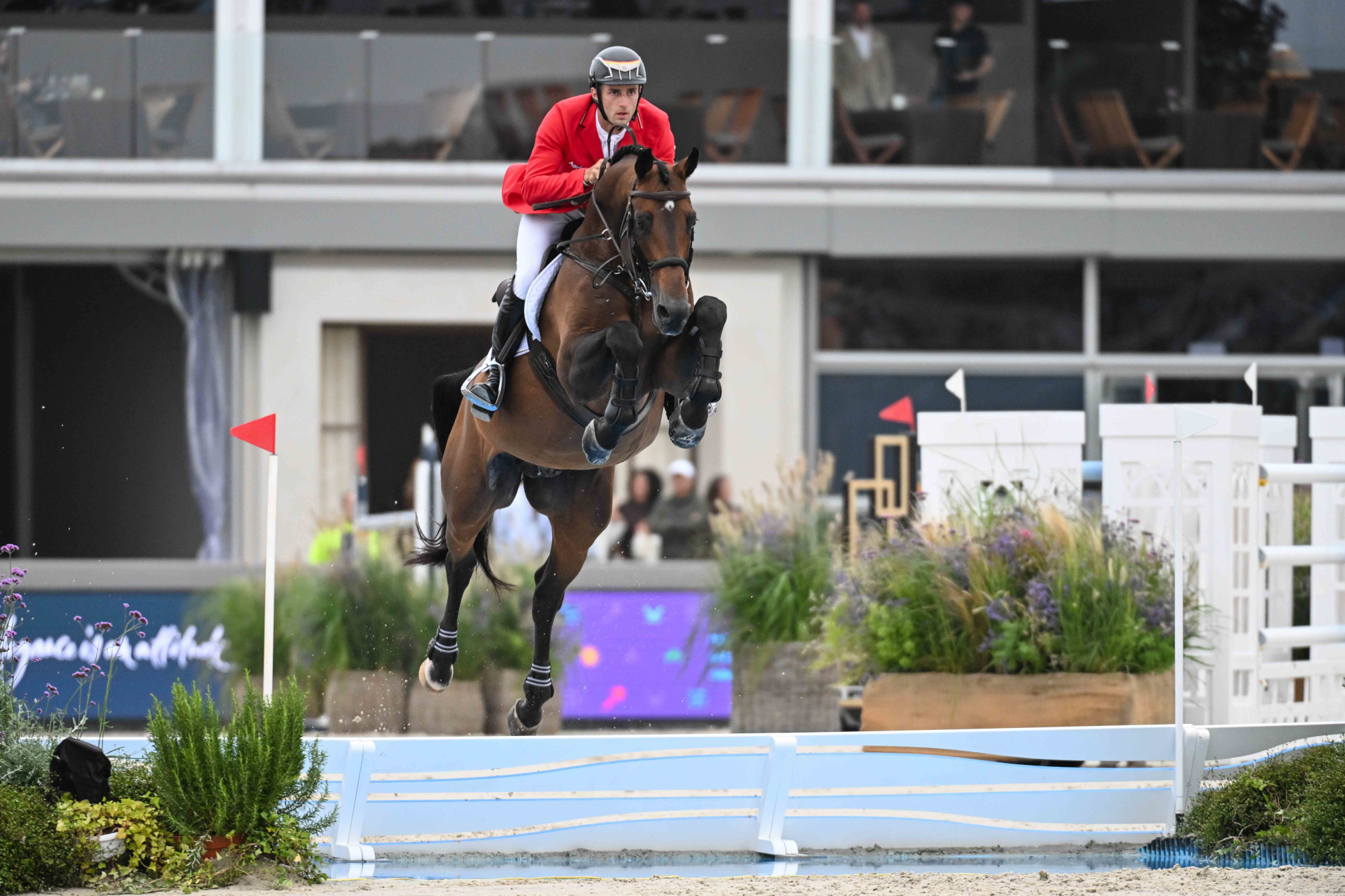 Pictured showjumper Richard Vogel with United Touch S, who have been named on the German showjumping team for the World Championships.
