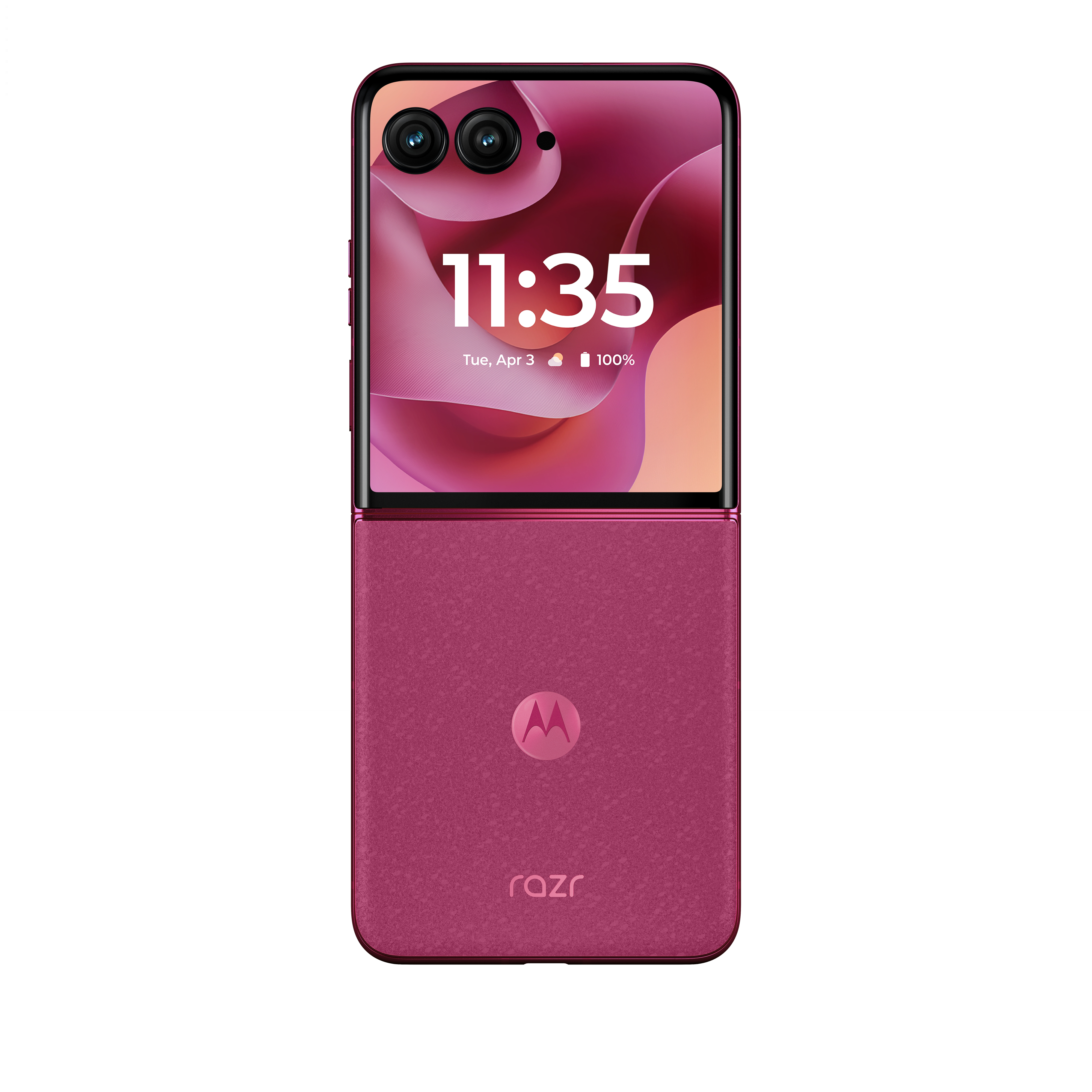 Razr Plus 2025 render in Hot Pink