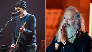 Josh Klinghoffer (left) and Rick Rubin