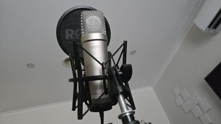 Rode NT 5th Generation set up on a boom arm.