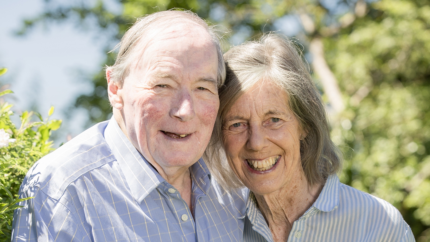 Mike Bullen with his wife Sally