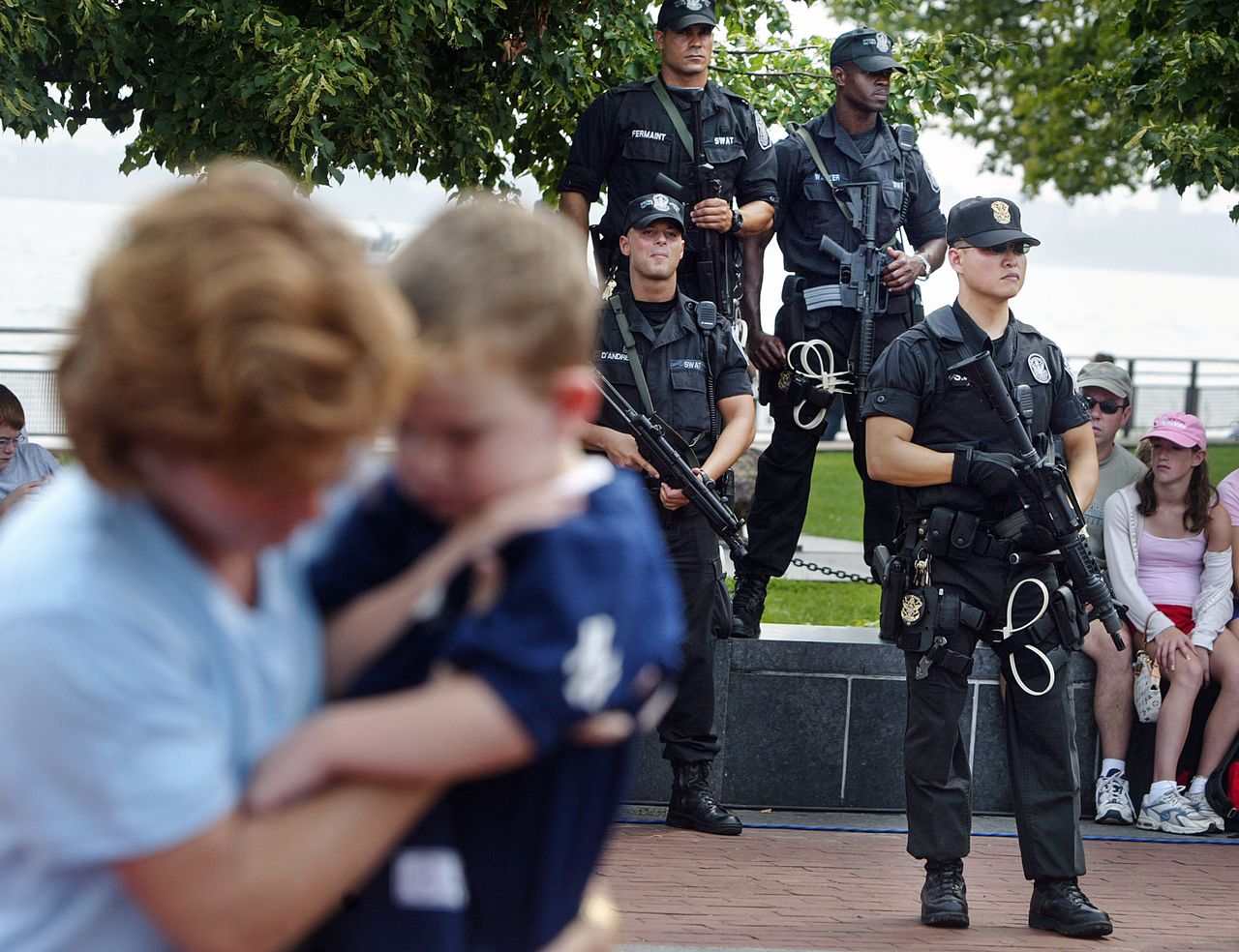 U.S. Swat police in New York City.