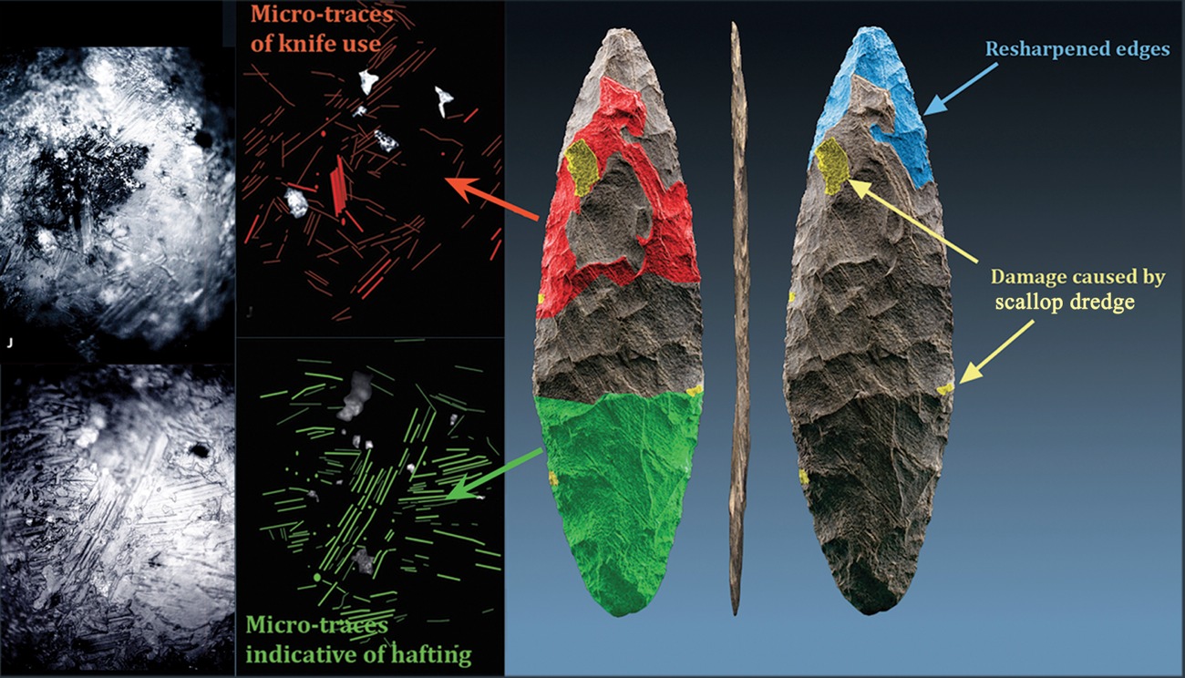 knife tool found in chesapeake bay