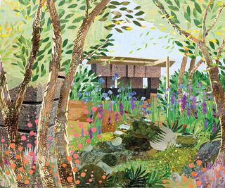 Illustration of the National Autistic Garden design