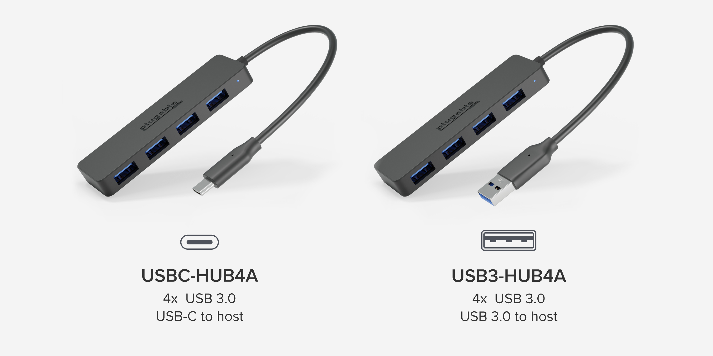 Hubs USB Type-C/Type-A Plugable