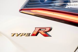 Type R logo on Honda Civic