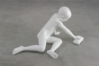 Sculpture of a Boy.