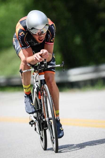 Scott Zwizanski (Optum) heads back towards the finish