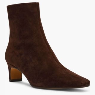 brown suede ankle boots