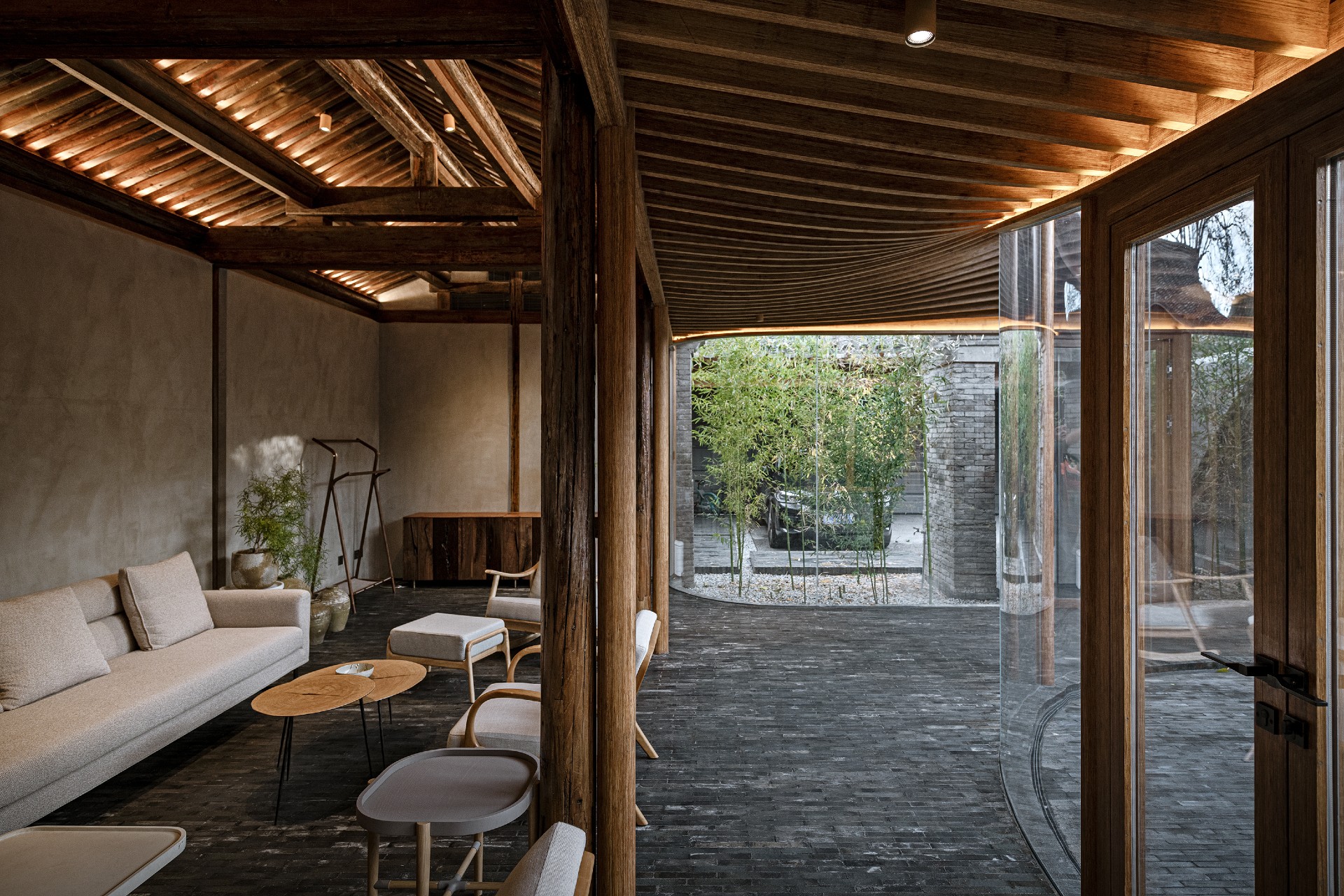Qishe courtyard china living looking out
