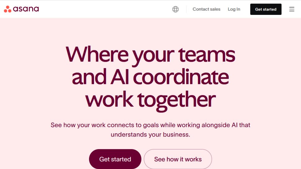Asana website screenshot (August 2025).