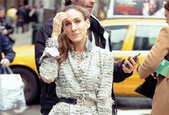 Sarah Jessica Parker poses for Annie Leibovitz